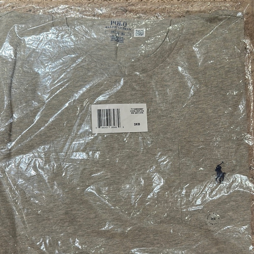 Ralph Lauren Gray Short Sleeve Polo Tee